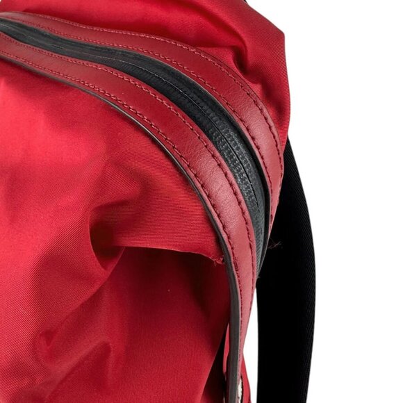 FENDI Backpack Red/Yellow/Blue Nylon/Leather - Picture 9 of 14